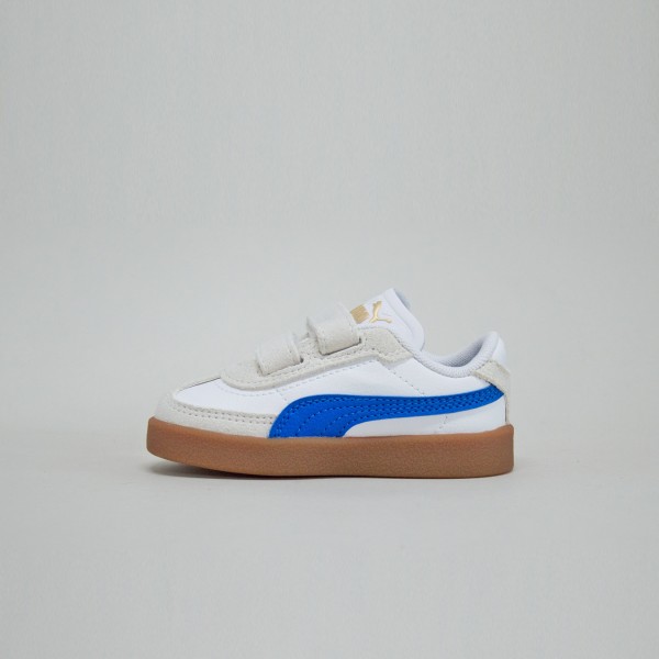 Puma Club II Era V Leather Sneakers Βρεφικο Παπουτσι Λευκο - Μπλε