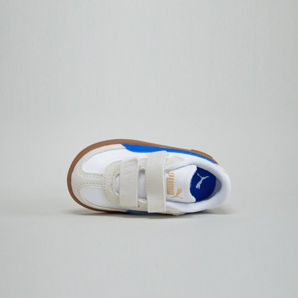 Puma Club II Era V Leather Sneakers Βρεφικο Παπουτσι Λευκο - Μπλε