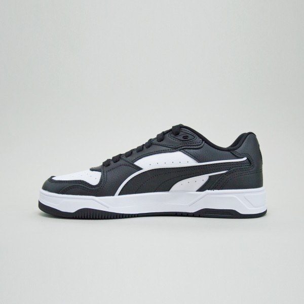 Puma RBD Break Low Sneakers Ανδρικο Παπουτσι Λευκο - Μαυρο