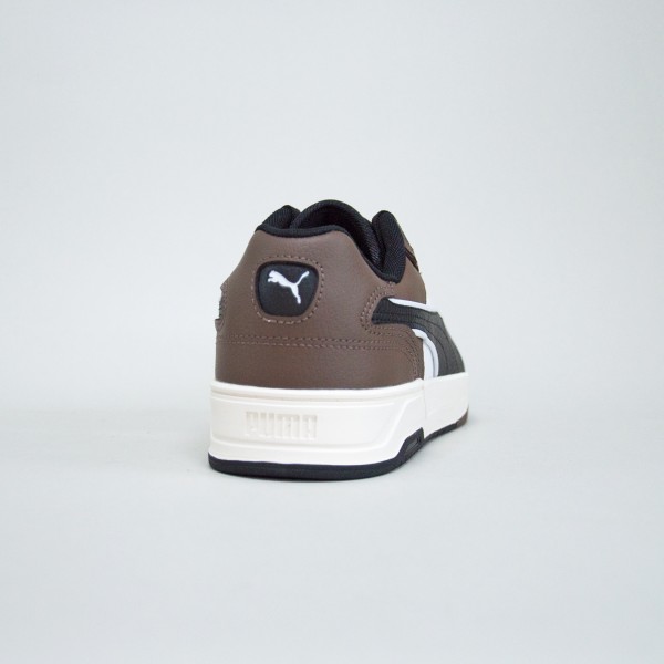 Puma RBD Break Low Sneakers Ανδρικο Παπουτσι Λευκο - Καφε - Μαυρο