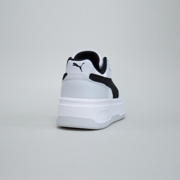 Puma Rebound Femme Low Sneakers Γυναικειο Παπουτσι Λευκο - Μαυρο