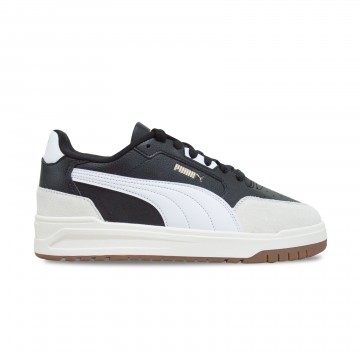Puma Shuffle DownTown OG Sneakers Ανδρικο Παπουτσι Μαυρο - Λευκο