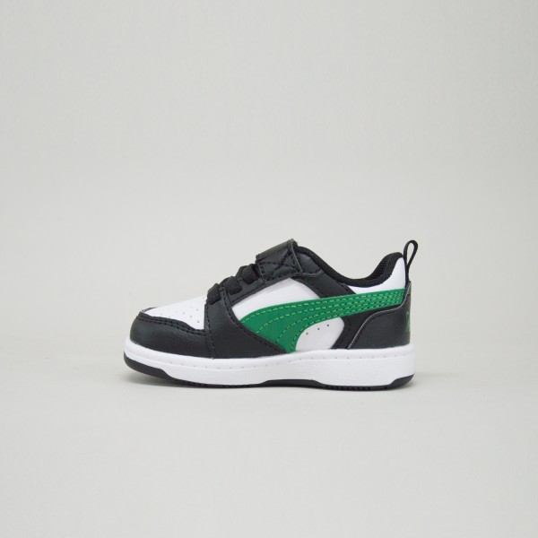 Puma Rebound Everyday Sneakers Βρεφικο Παπουτσι Λευκο - Πρασινο