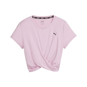 Puma Studio Yogini Lite Twist Γυναικεια Μπλουζα Ροζ