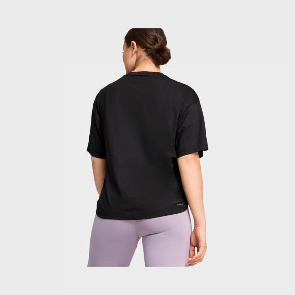 Puma Studio Twist Dry Cell Crew Neck Γυναικεια Μπλουζα Μαυρη