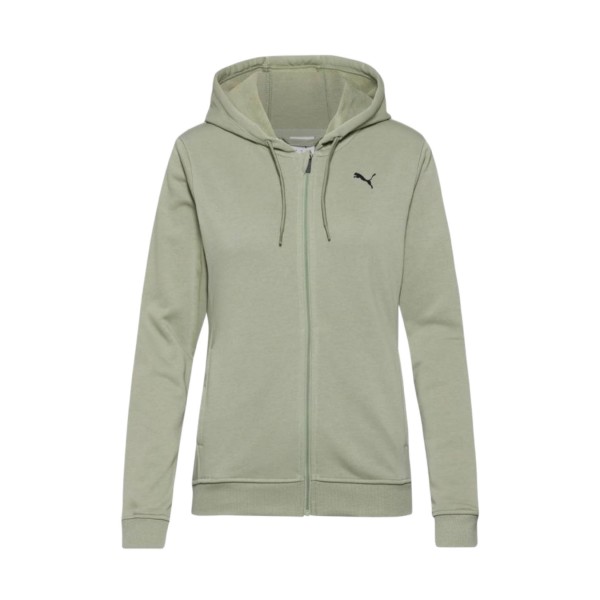 Puma Tad Essentials Hooded Small Logo Γυναικεια Ζακετα Λαδι