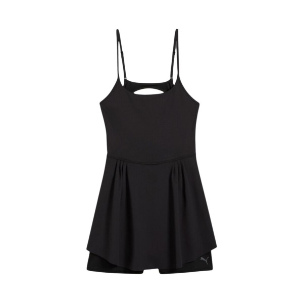 Puma Move Clound Spun Drycell Mini Αμανικο Γυναικειο Φορεμα Μαυρο