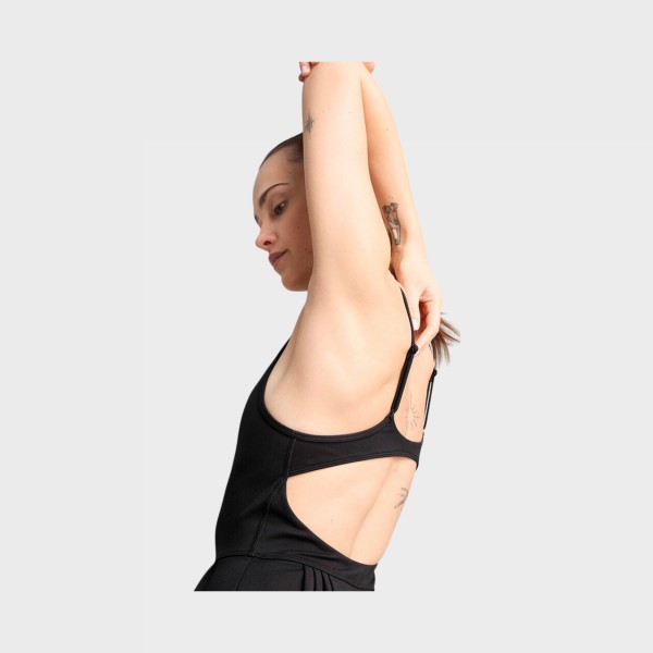 Puma Move Clound Spun Drycell Mini Αμανικο Γυναικειο Φορεμα Μαυρο