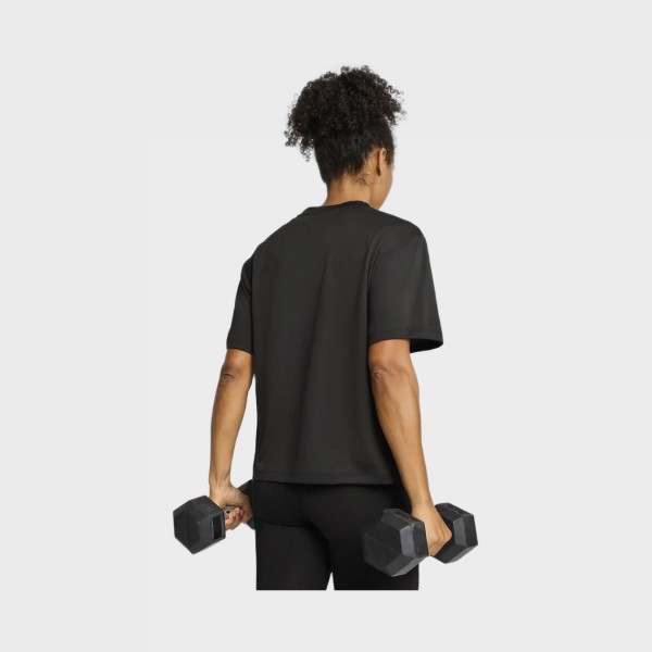 Puma Tad Essentials Logo Relaxed Γυναικεια Μπλουζα Μαυρη