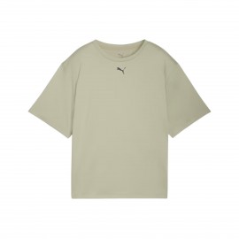 Puma Tad Essentials Logo Relaxed Γυναικεια Μπλουζα Πρασινη