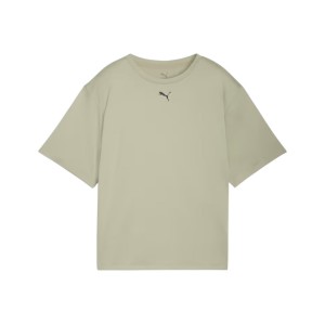 Puma Tad Essentials Logo Relaxed Γυναικεια Μπλουζα Πρασινη