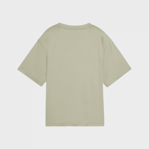 Puma Tad Essentials Logo Relaxed Γυναικεια Μπλουζα Πρασινη