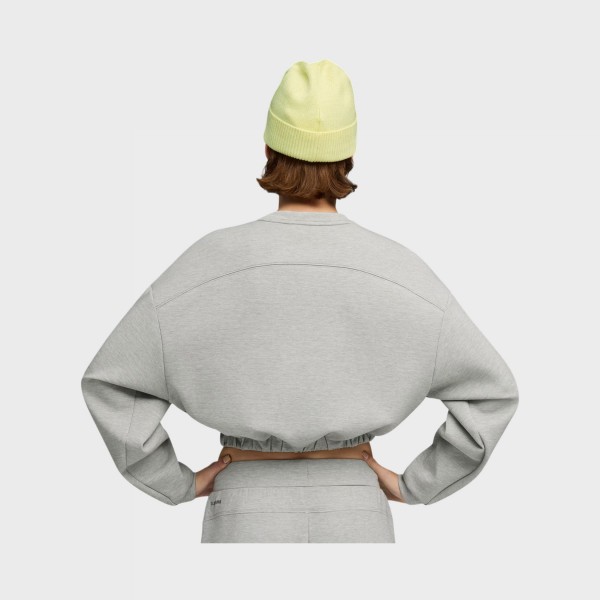 Puma Cloudspun Crew Neck Performance Γυναικειο Φουτερ Γκρι
