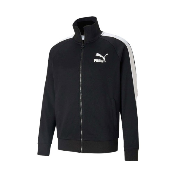 Puma Iconic T7 Track Crew Neck Ανδρικη Ζακετα Μαυρη