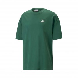 Puma Classics Oversized Ανδρικη Μπλουζα Πρασινη