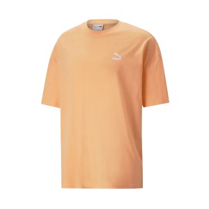 Puma Classics Oversized Ανδρικη Μπλουζα Πορτοκαλι