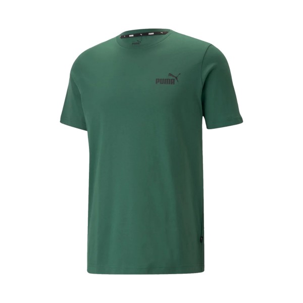 Puma Essentials Small Logo Ανδρικη Μπλουζα Πρασινη