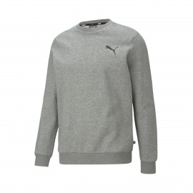 Puma Essential Small Logo Ανδρικο Φουτερ Γκρι