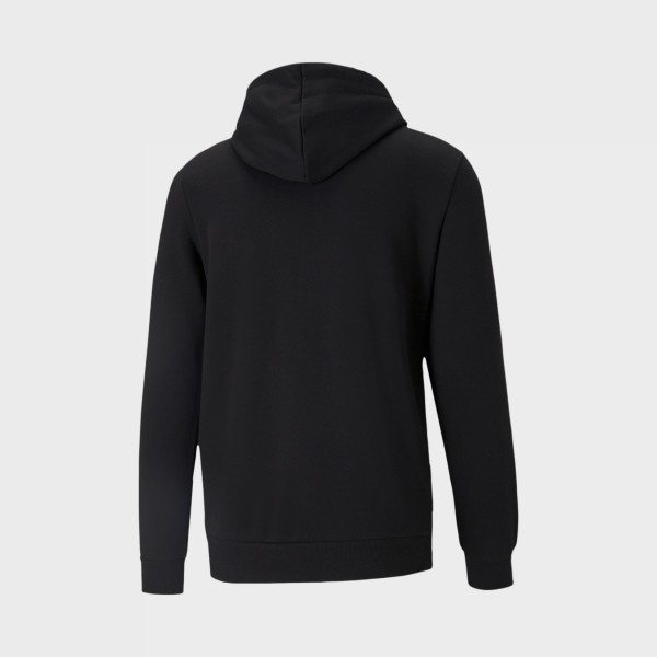 Puma Essential Big Logo Fleece Hooded Ανδρικo Φουτερ Μαυρο