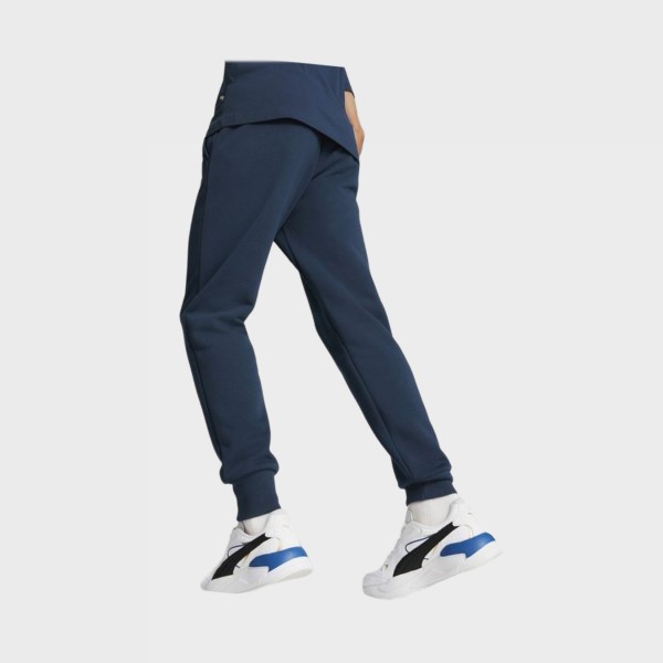 Puma Essentials Logo Fleece Ανδρικη Φορμα Μπλε