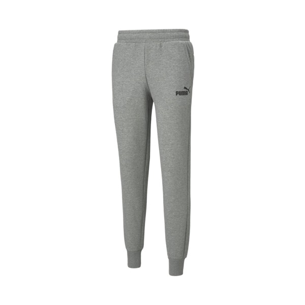 Puma Essentials Logo Pants TR Slim Ανδρικη Φορμα Γκρι