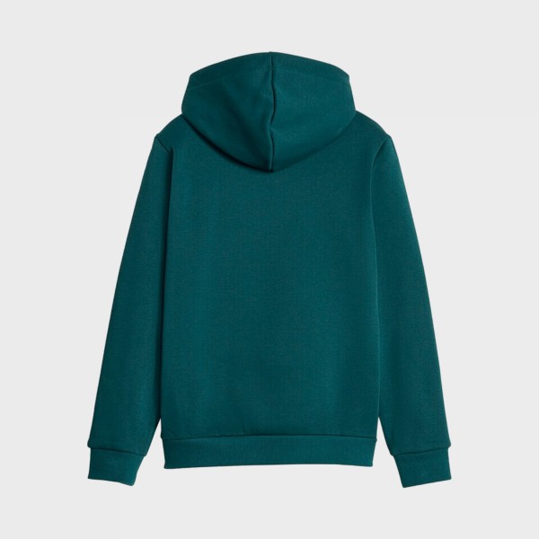 Puma Essentials Plus 2 Big Logo Fleece Hooded Παιδικο Φουτερ Πετρολ