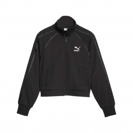 Puma Archives T7 Track Relaxed Fit Γυναικεια Ζακετα Μαυρη