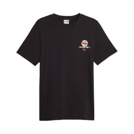 Puma SWxP Worldwind Graphic Back Ανδρικη Μπλουζα Μαυρη