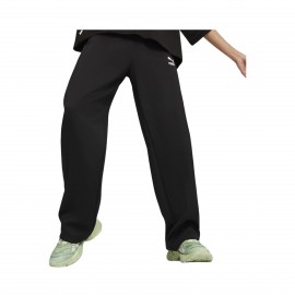Puma Prime T7 High Waist Straight Leg Γυναικειο Παντελονι Μαυρο