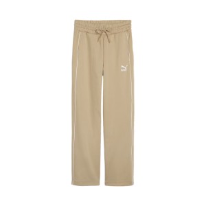 Puma Prime T7 High Waist Straight Leg Γυναικειο Παντελονι Μπεζ