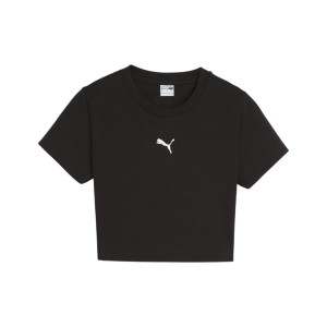 Puma Dare To Baby Slim Fit Cat Logo Γυναικεια Μπλουζα Μαυρη