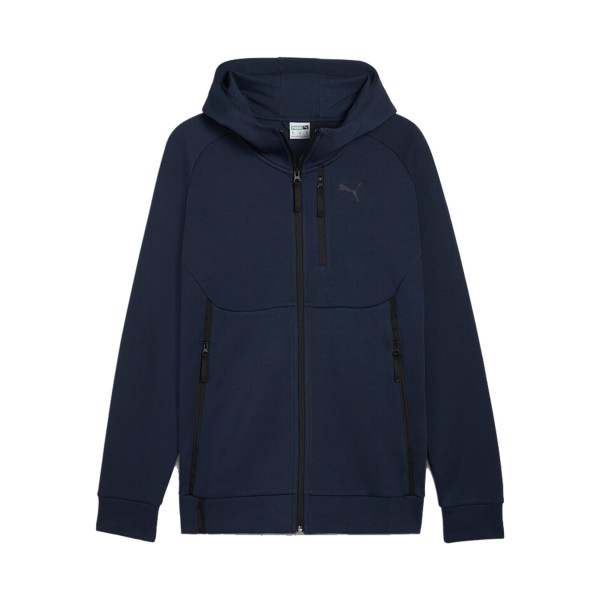 Puma Tech Drycell Regular Fit Cat Logo Hooded Ανδρικη Ζακετα Μπλε