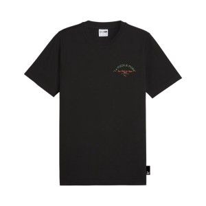 Puma Sportswear Graphics Back Pizza Ανδρικη Μπλουζα Μαυρη