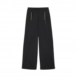 Puma Dare To Parachute Woven Adjusable Γυναικειο Παντελονι Μαυρο 