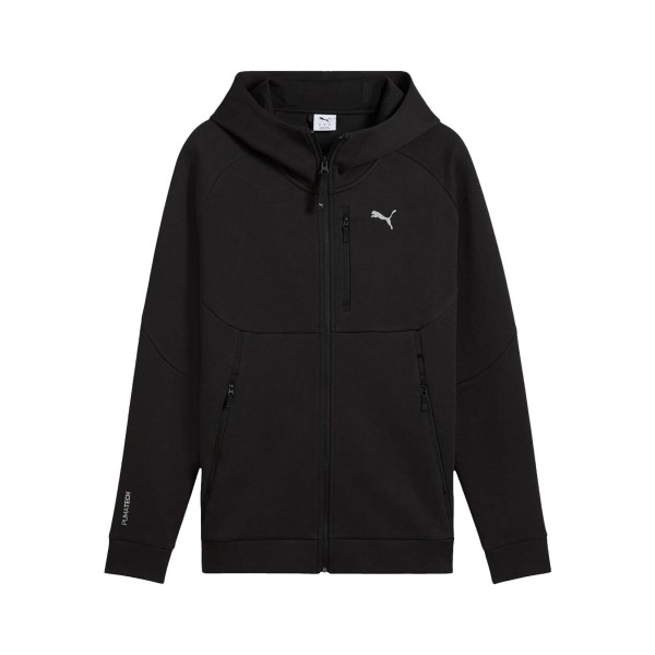 Puma Pumatech Full Zip Dry Cell Hooded Ανδρικη Ζακετα Μαυρη