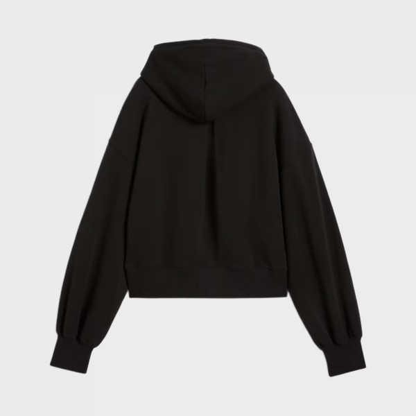 Puma Wardrope Ess Croppes Hooded TR Γυναικεια Φουτερ Μαυρη