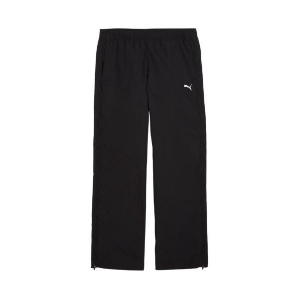 Puma Dare To Relaxed Woven Zip Off Mesh Γυναικειο Παντελονι Μαυρο