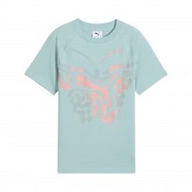 Puma Butterfly Vibe Logo Graphic Παιδικη Μπλουζα Βεραμαν