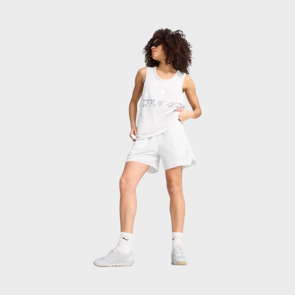 Puma JER SHE X Breanna Stewart Basketaball Style Γυναικεια Βερμουδα Λευκη