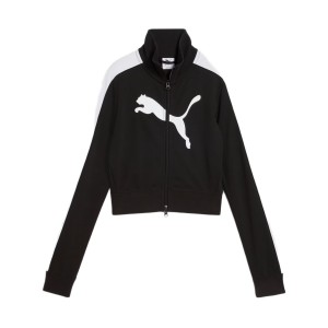Puma Future Archive T7 Slim Cropped Γυναικεια Ζακετα Μαυρη