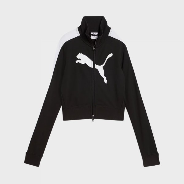 Puma Future Archive T7 Slim Cropped Γυναικεια Ζακετα Μαυρη
