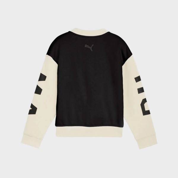 Puma Sportwear Moody Cat Bomber PS Παιδικη Ζακετα Μαυρο - Λευκο