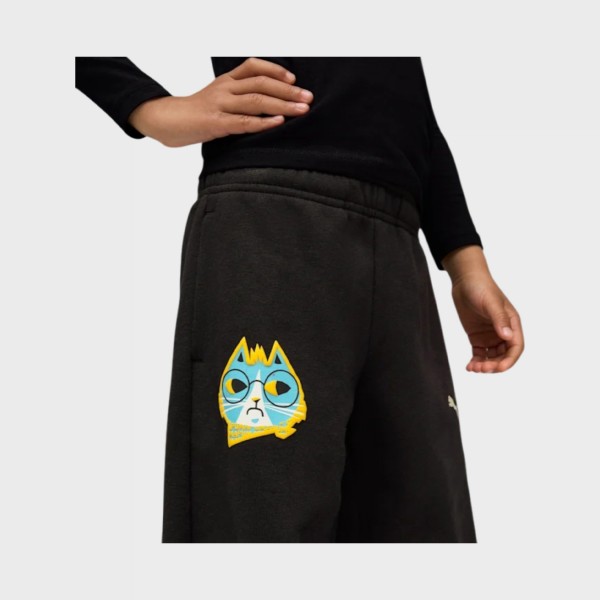 Puma Sportswear Moody Cat TR Παιδικη Φορμα Μαυρη