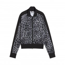 Puma T7 Leo Luce AOP Truck Style Γυναικεια Ζακετα Μαυρη