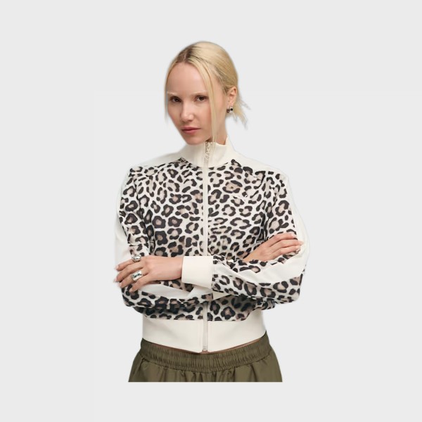 Puma T7 Leo Luce AOP Truck Style Γυναικεια Ζακετα Λευκη