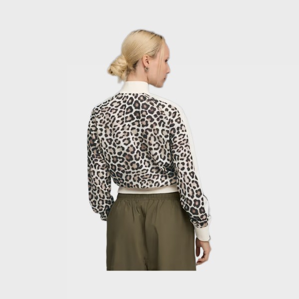 Puma T7 Leo Luce AOP Truck Style Γυναικεια Ζακετα Λευκη