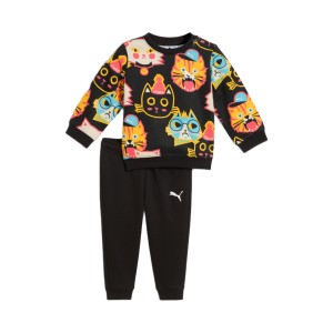 Puma Minicats Moody Cat AOP Crew Inf