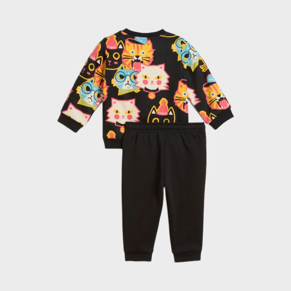 Puma Minicats Moody Cat AOP Crew Inf
