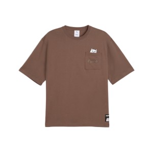 Puma x Ripndip Relaxed Pocket Cat Ανδρικη Μπλουζα Καφε