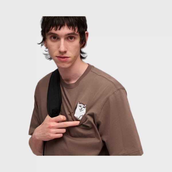 Puma x Ripndip Relaxed Pocket Cat Ανδρικη Μπλουζα Καφε
